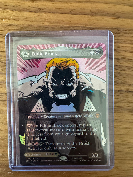 Eddie Brock (0233) (Borderless) Foil